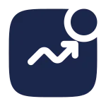 Graph New Up SVG Icon